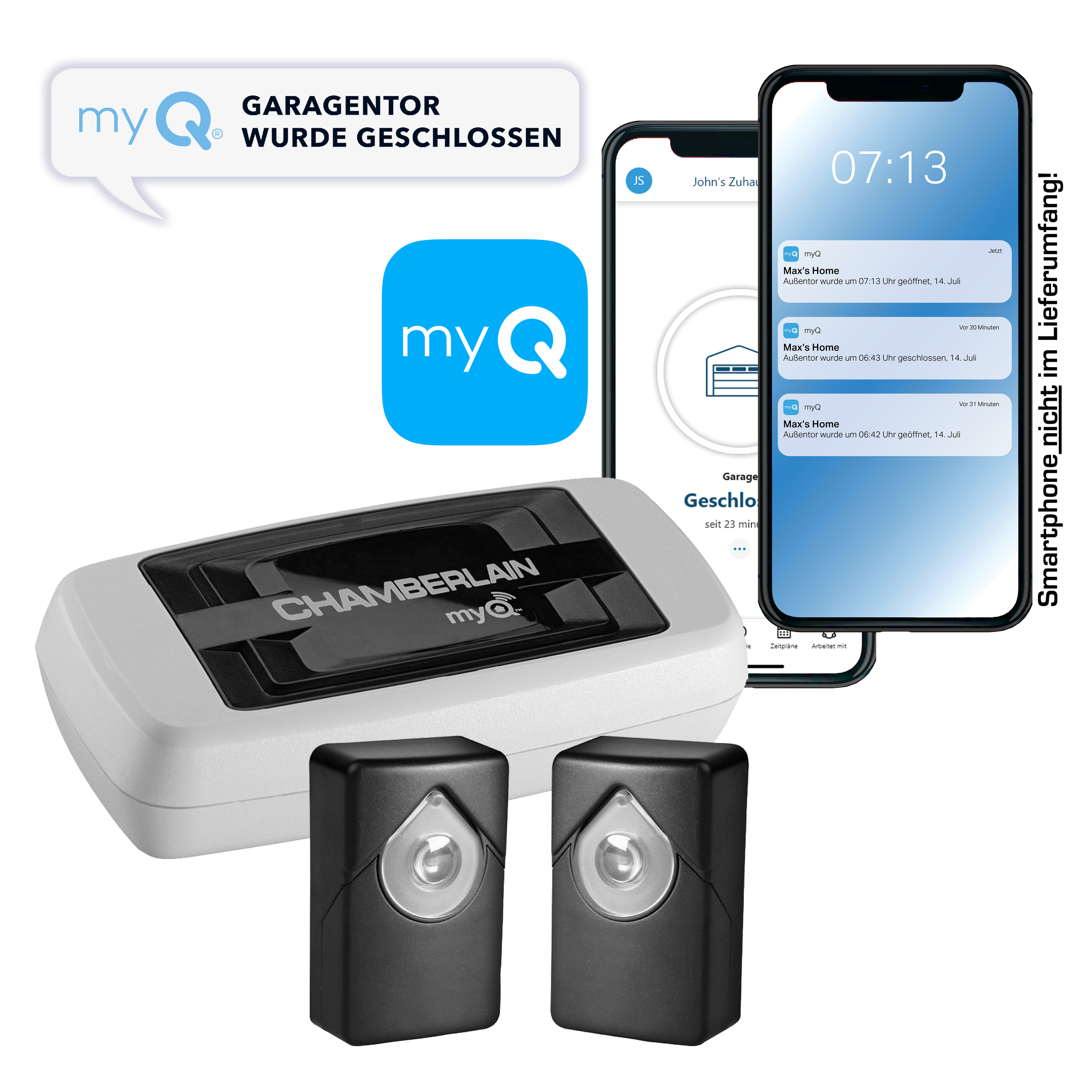 myQ Garagentorantrieb ML1040EV-SMART für Tore max. 140 kg Torgewicht