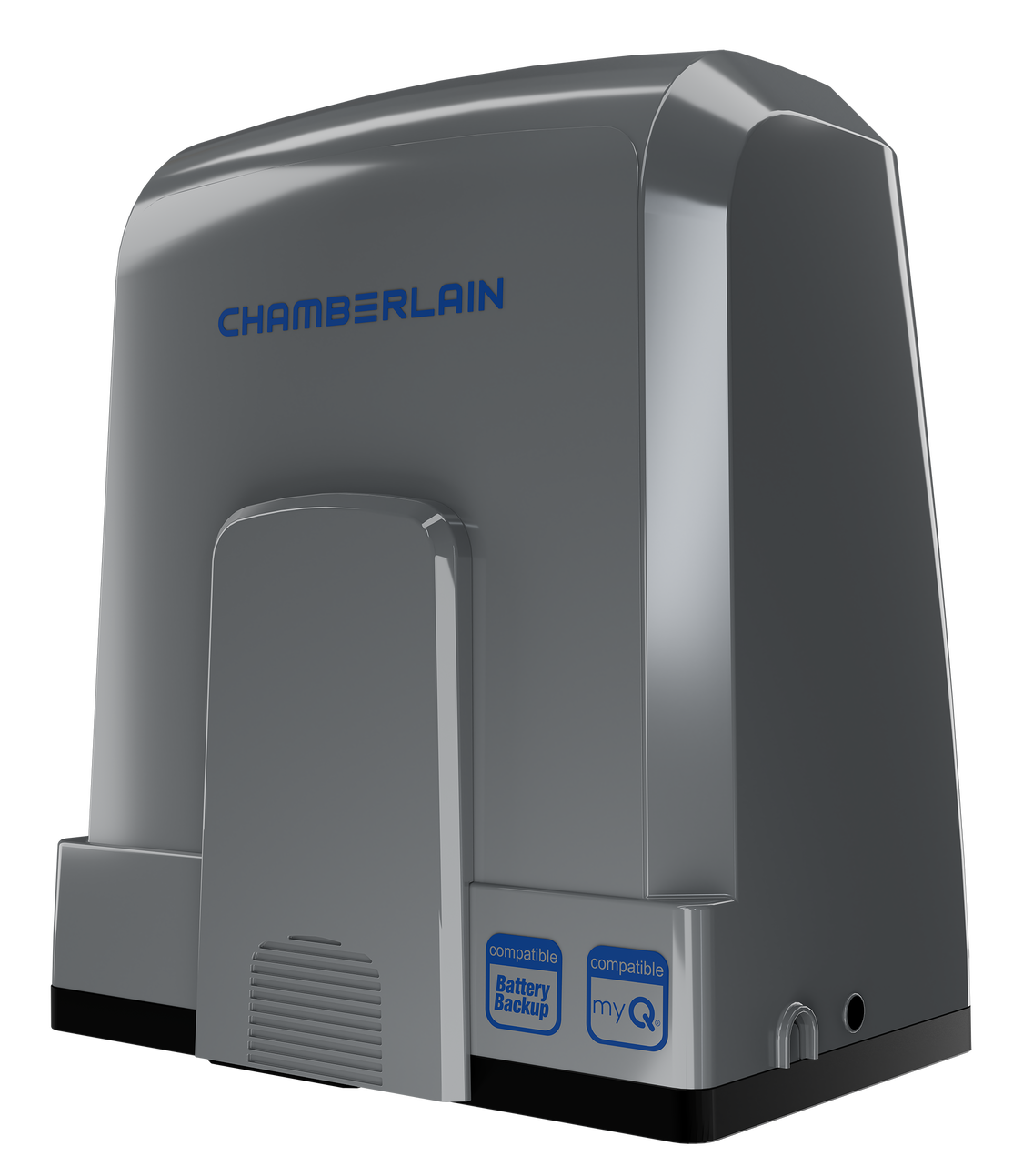 Außentorantriebskit für Schiebetore inkl. Infrarot Lichtschranken-Set und 2 Design- Handsender