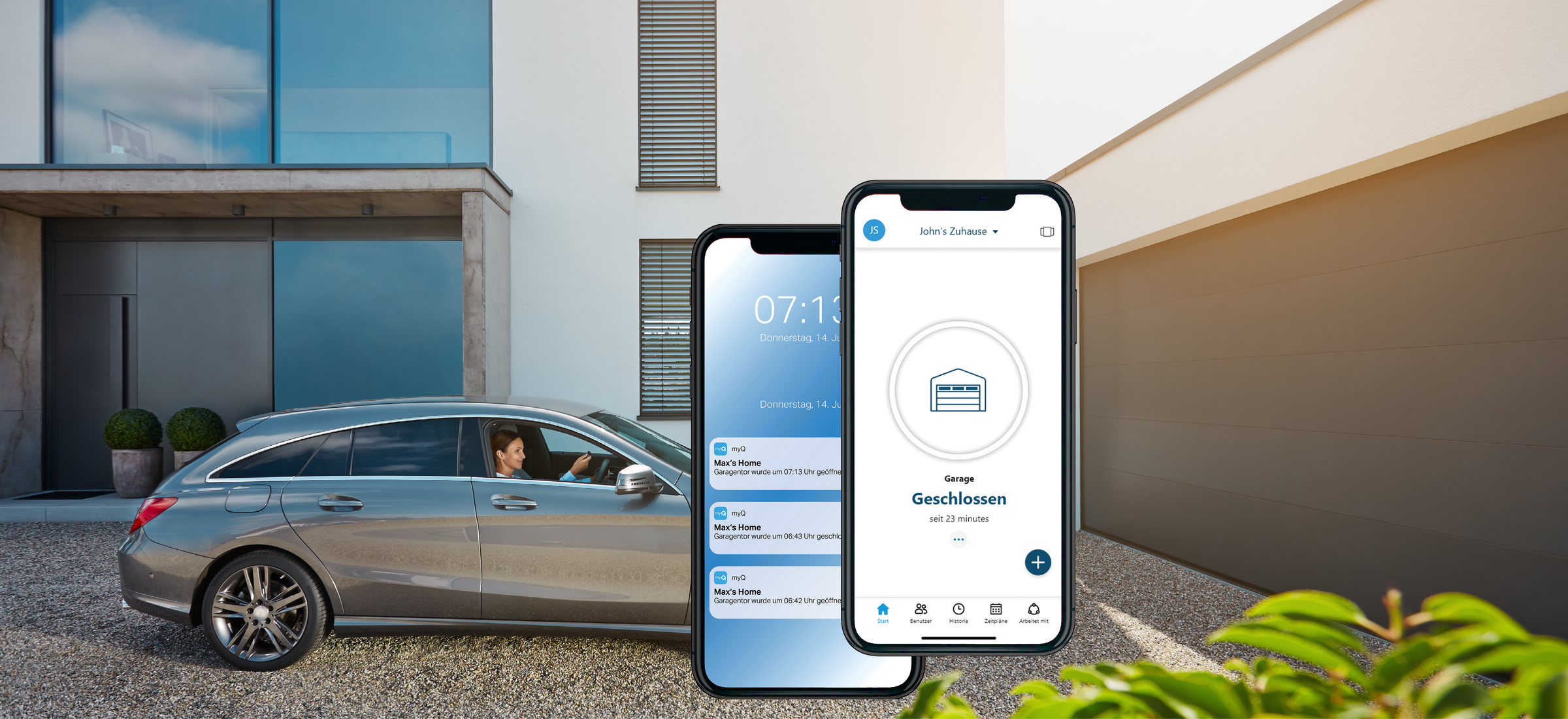 chamberlain myq app garagentor